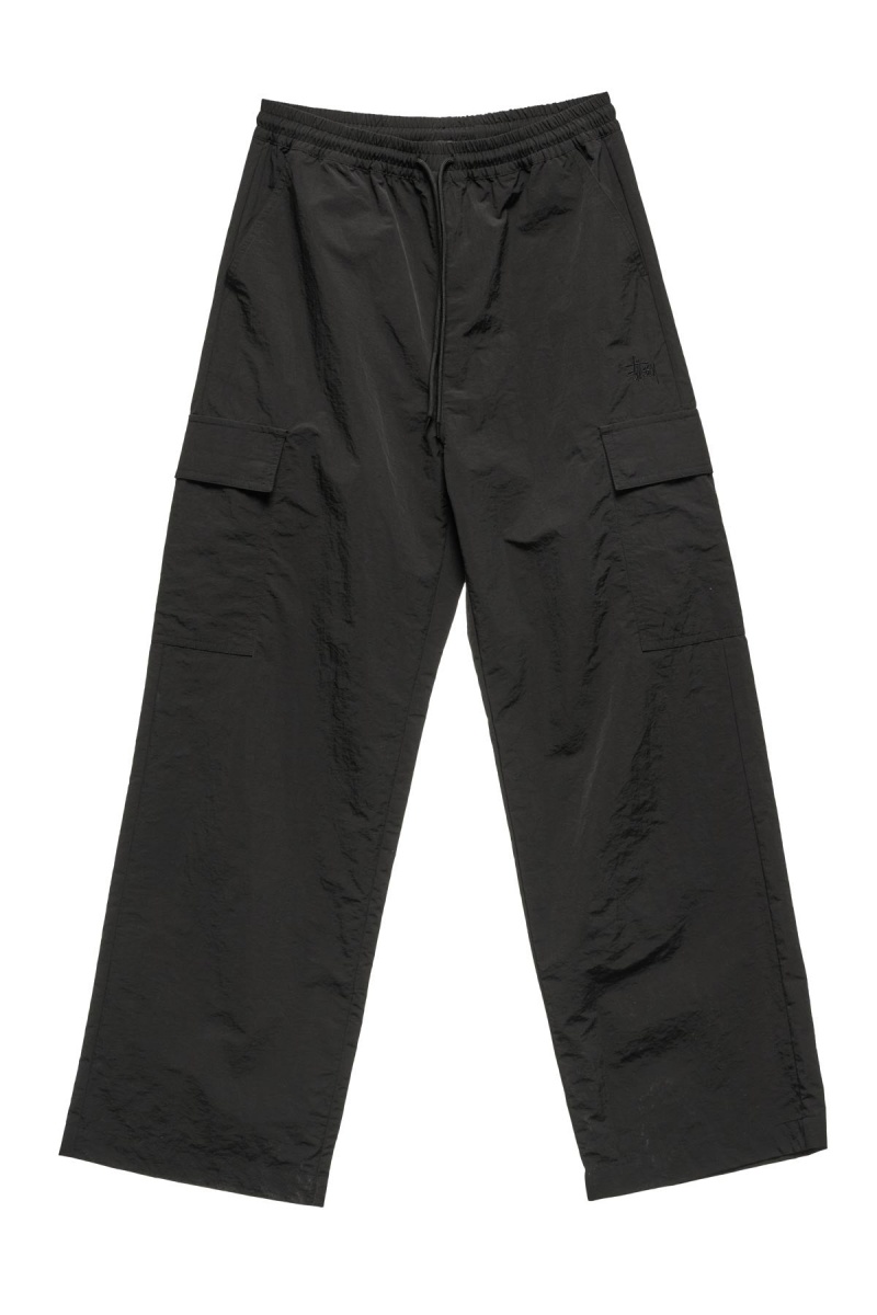 Stüssy Nylon Cargo Pant Shorts & Pants Dames Zwart | NY81-M4-WU