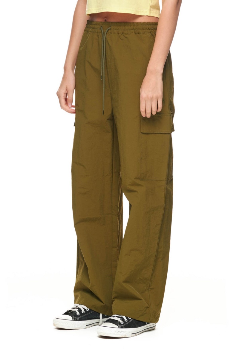 Stüssy Nylon Cargo Pant Shorts & Pants Dames Groen | AW40-M9-PS