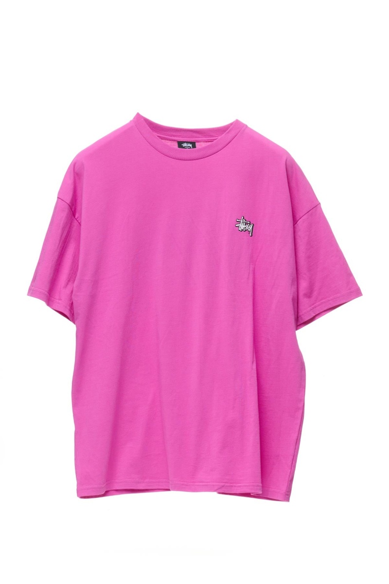 Stüssy Offset Graffiti Relaxed Tee Tees Dames Berry | GA39-S8-ES