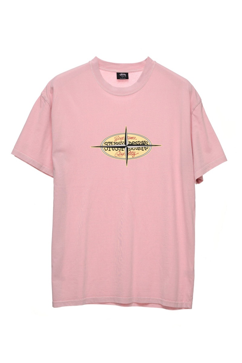 Stüssy Points Ss Tee Tees Heren Roze | GQ00-U1-GR