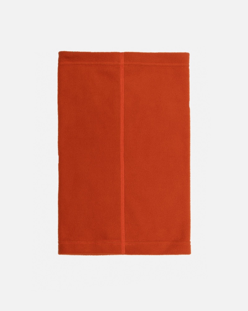 Stüssy Polar Fleece Neck Warmer Sjaal Unisex Oranje | BA14-J5-DX