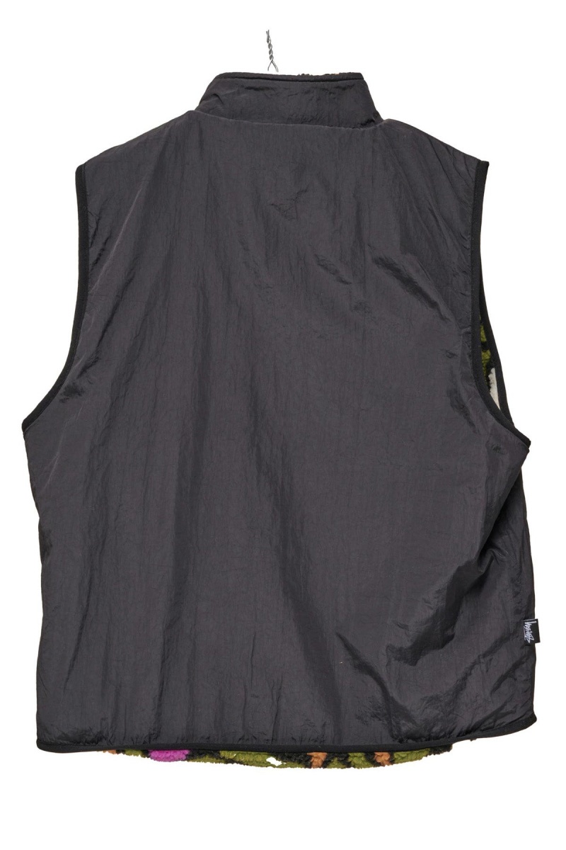 Stüssy Reversible Stock Sherpa Vest Jassen Dames Natural | FP12-O3-MF