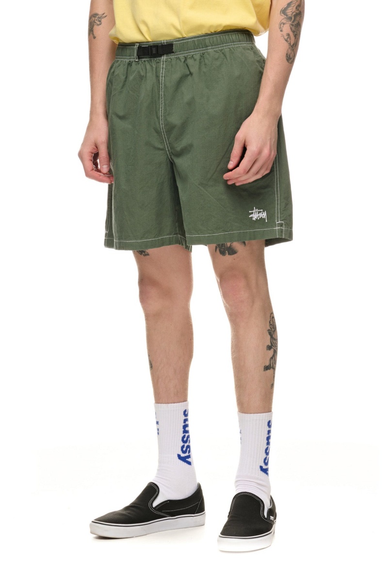 Stüssy Ripstop Mountain Kort Korte Broek Heren Groen | FW69-Z1-NA