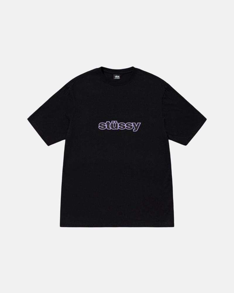 Stüssy SS-Link Tee Short Sleeve T-Shirt Unisex Zwart | RB90-T0-RE