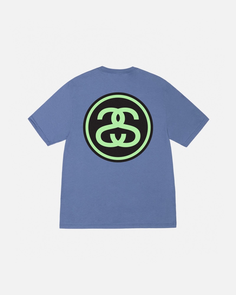 Stüssy SS-Link Tee Short Sleeve T-Shirt Unisex Storm | DK62-D6-PZ