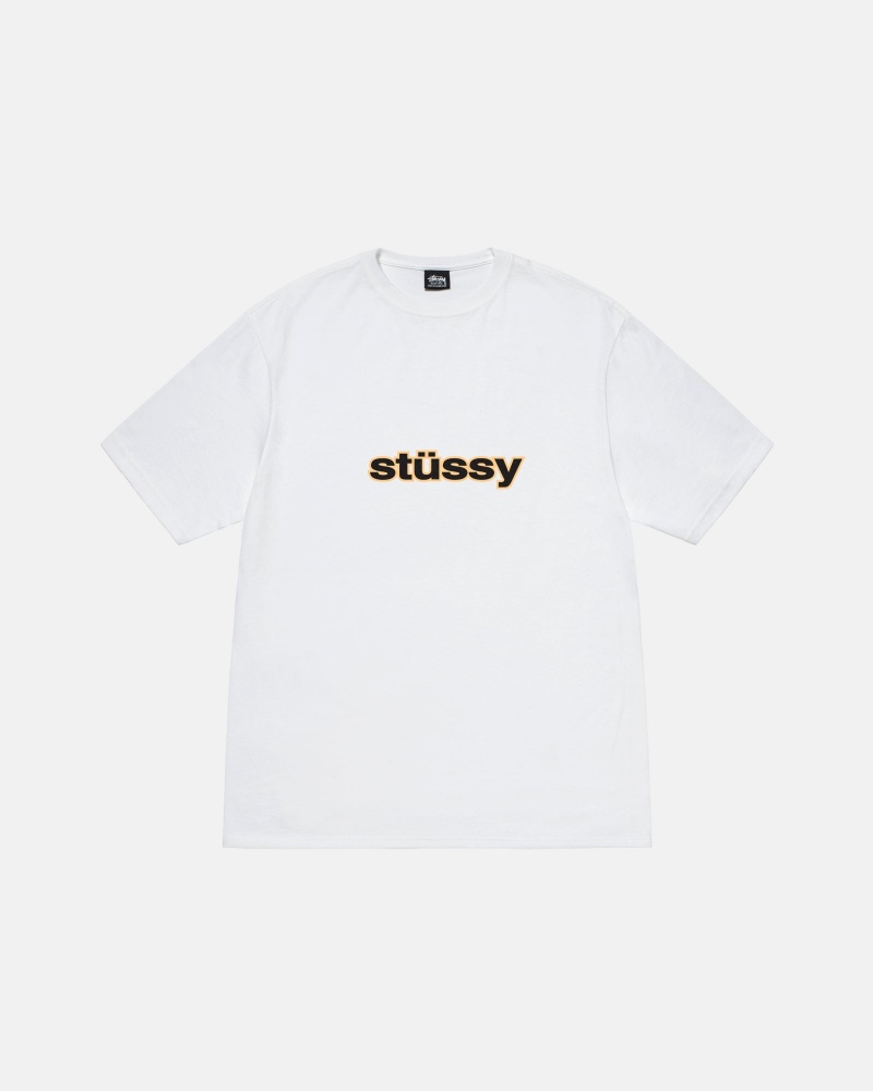 Stüssy SS-Link Tee Short Sleeve T-Shirt Unisex Wit | PY21-Z3-SH