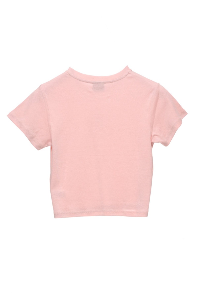 Stüssy Seal Rib Tee Tees Dames Roze | PP49-P0-BT