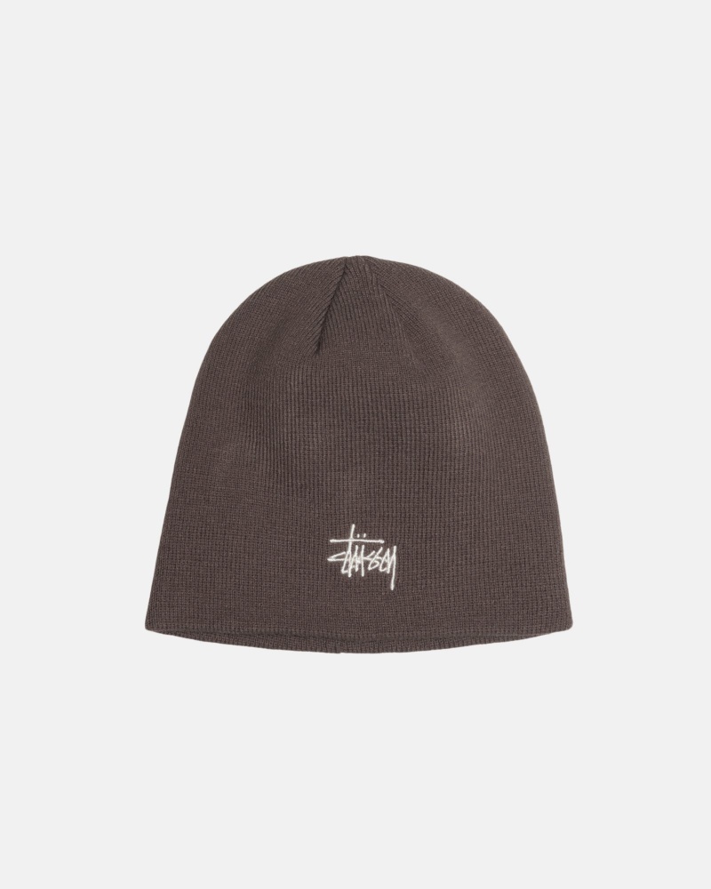 Stüssy Skullcap Basic Muts Unisex Cocoa | HP61-G0-DC