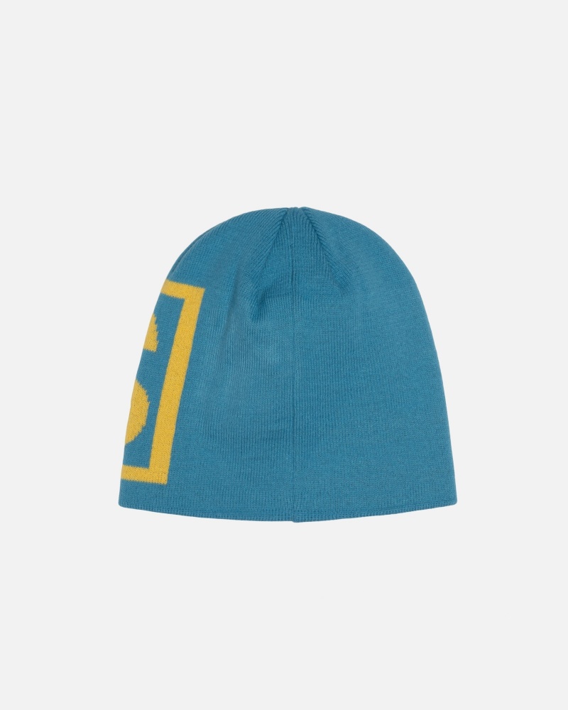 Stüssy Skullcap SS Link Muts Unisex Aqua | GC36-L7-FW