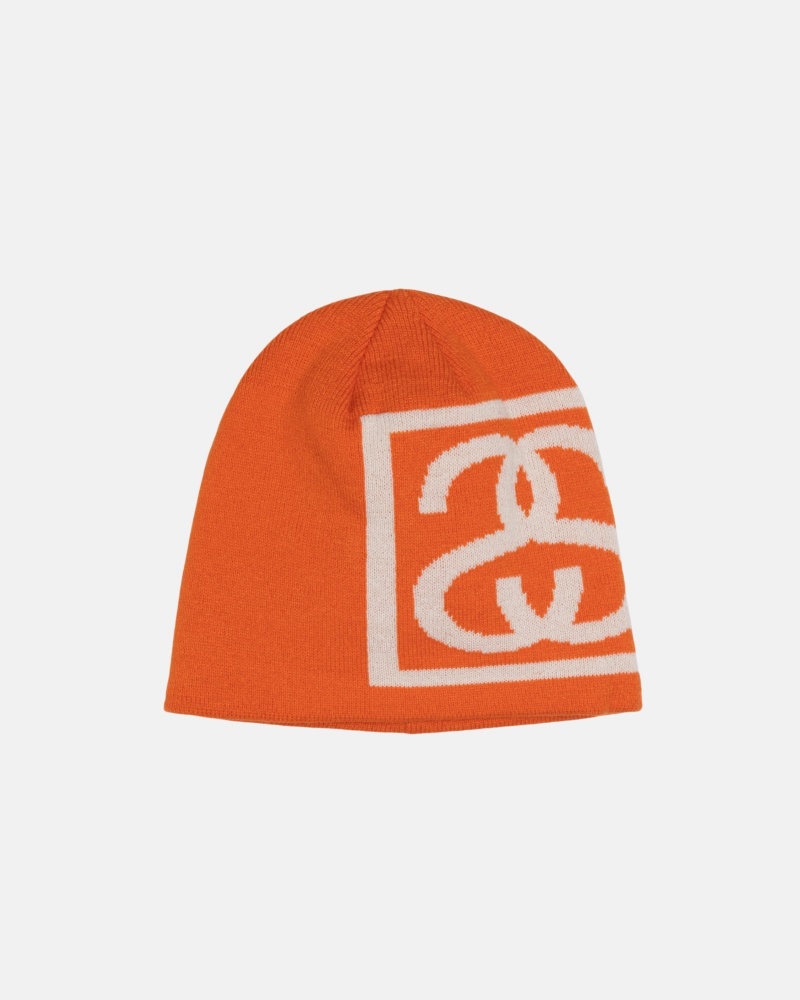 Stüssy Skullcap SS Link Muts Unisex Oranje | AI34-Y2-RZ