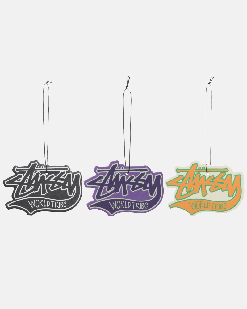 Stüssy Slugger Logo Air Freshener Pack Novelty Home Unisex Multi Pom San Lav | YL40-Z7-WX