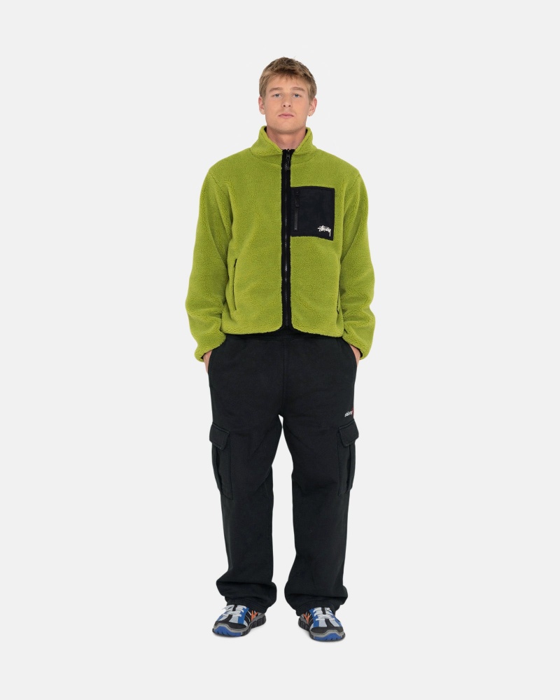 Stüssy Sport Cargo Fleece Pant Broek Heren Zwart | KL87-N6-FO