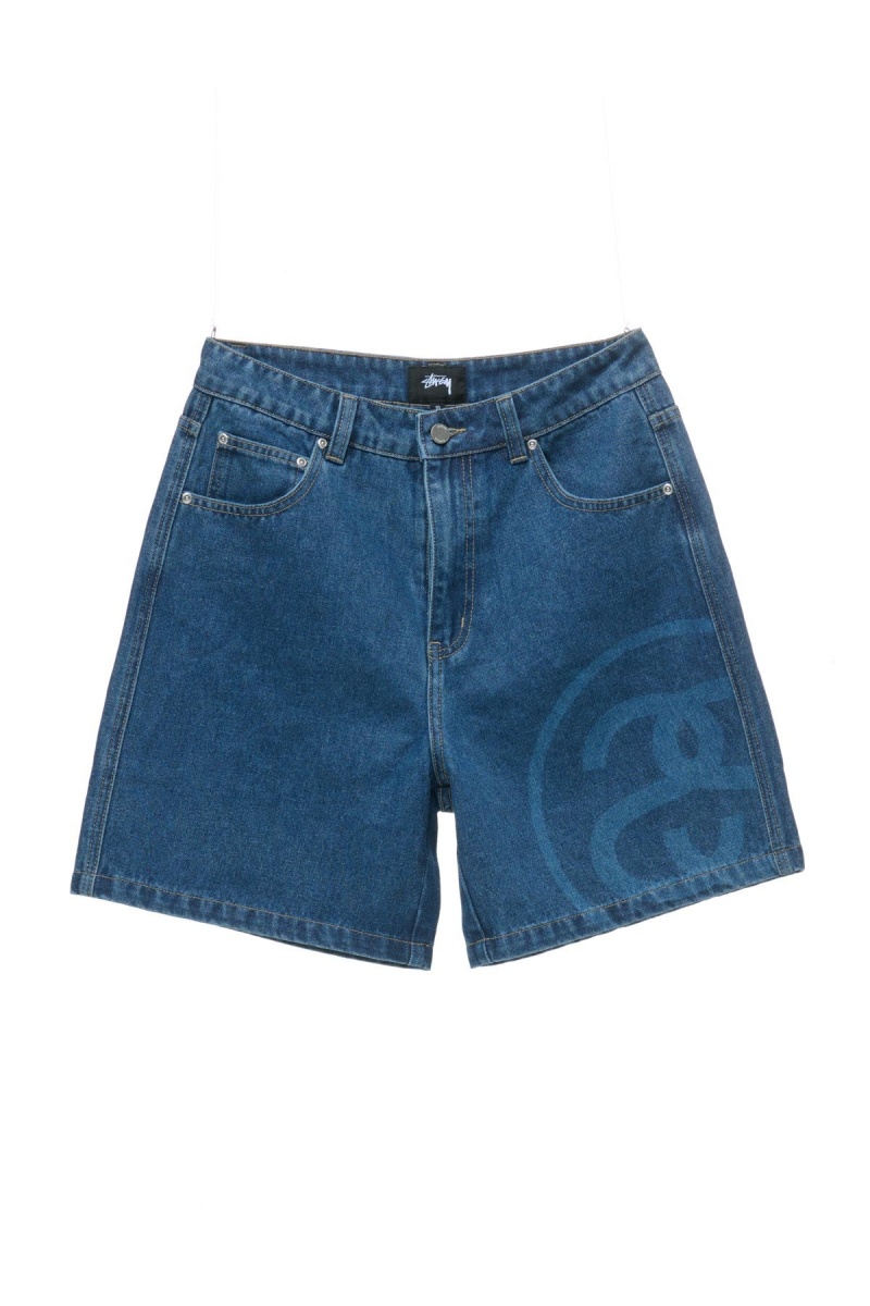 Stüssy Ss-Link Kort Shorts & Pants Dames Donkerblauw | OR14-E5-HZ