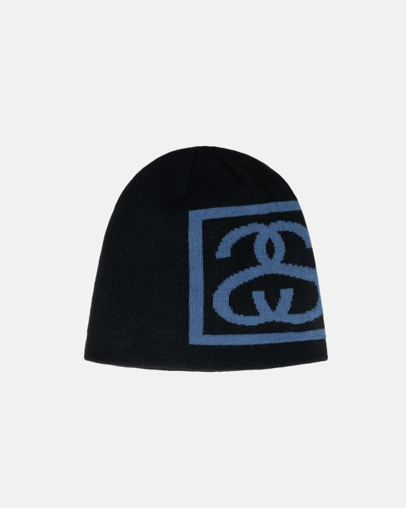 Stüssy Ss Link Skull Cap Muts Unisex Zwart | UK33-B0-LE