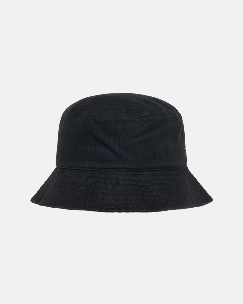 Stüssy Stock Bucket Hat Bucket Hat Heren Zwart | ZK79-B4-TI