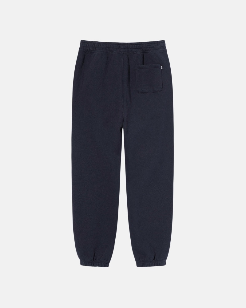 Stüssy Stock Logo Sweatpant Broek Unisex Donkerblauw | TZ62-L9-AB