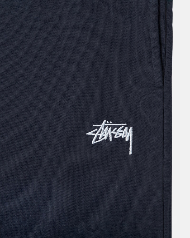 Stüssy Stock Logo Sweatpant Broek Unisex Donkerblauw | TZ62-L9-AB