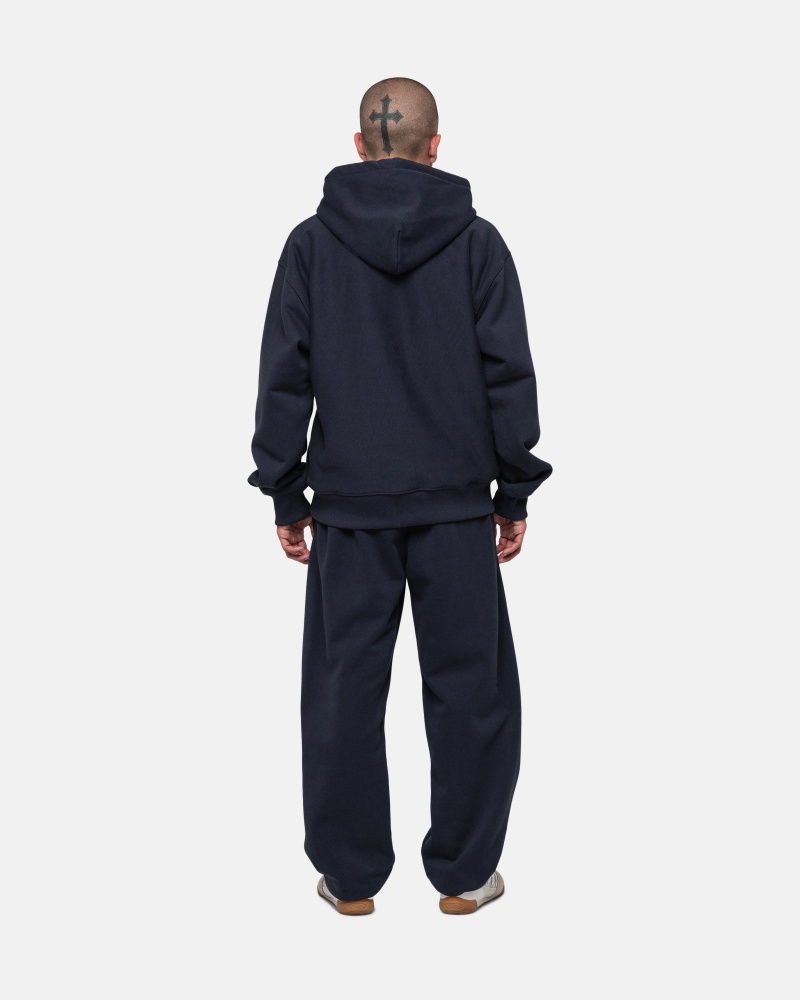 Stüssy Stock Logo Sweatpant Broek Unisex Donkerblauw | TZ62-L9-AB