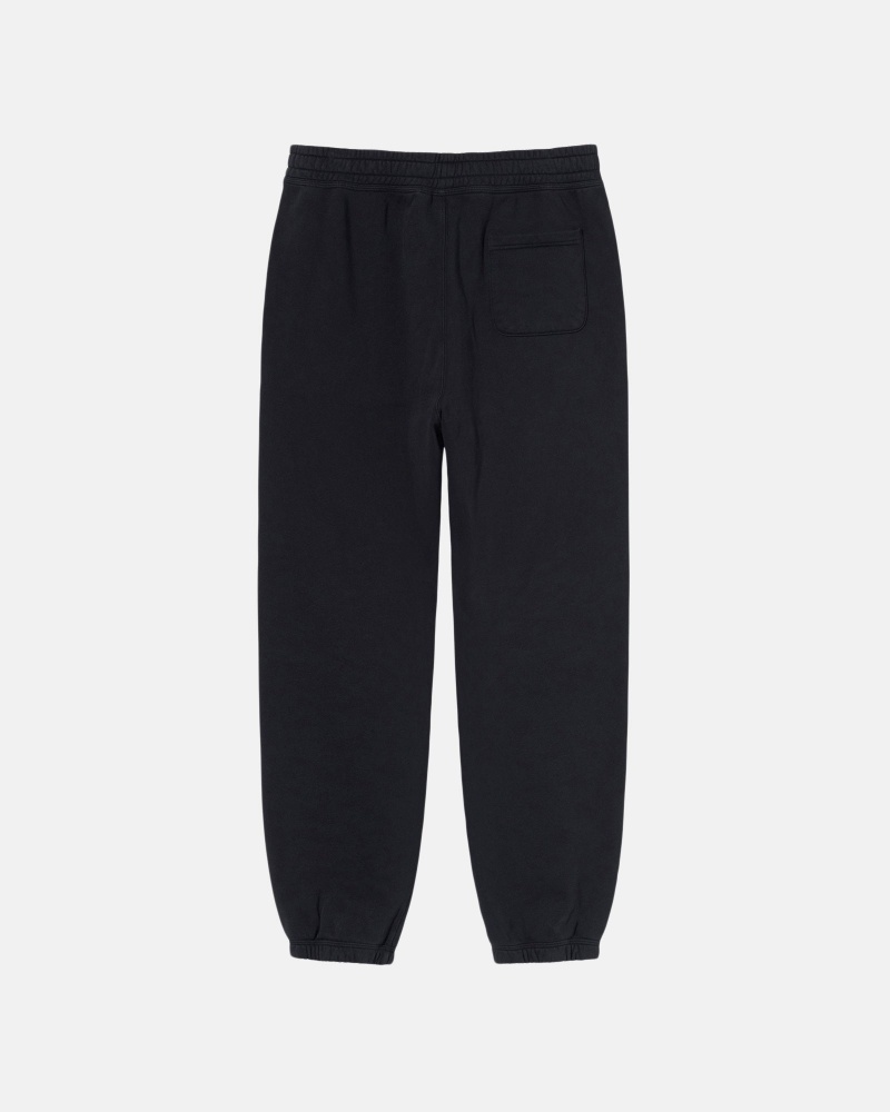 Stüssy Stock Logo Sweatpant Broek Unisex Zwart | SB57-L1-YM