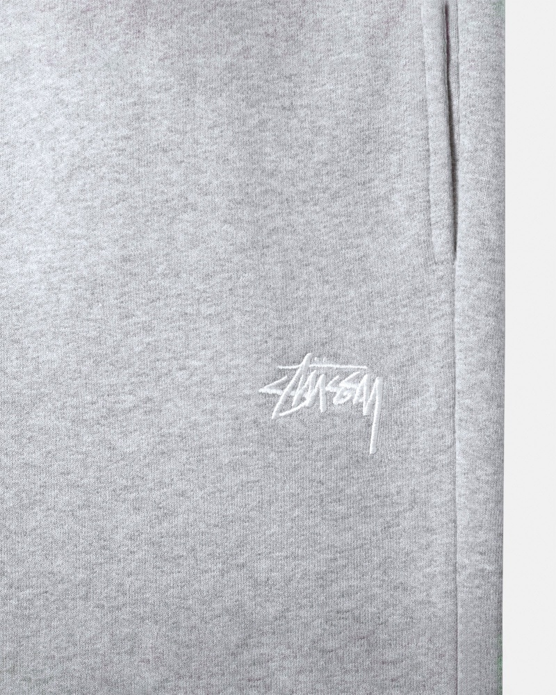 Stüssy Stock Logo Sweatpant Broek Unisex Grijs | UF20-U4-NQ