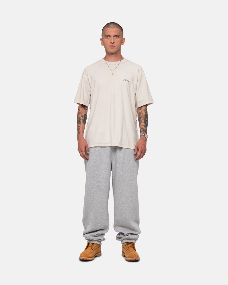 Stüssy Stock Logo Sweatpant Broek Unisex Grijs | UF20-U4-NQ