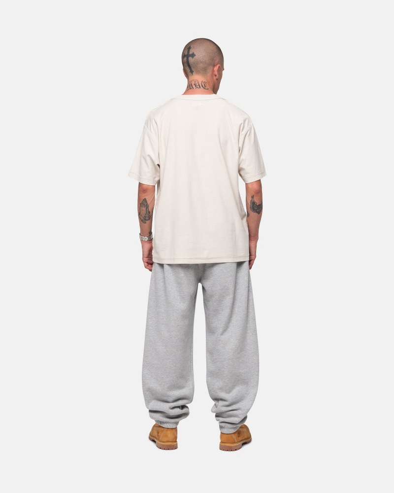 Stüssy Stock Logo Sweatpant Broek Unisex Grijs | UF20-U4-NQ