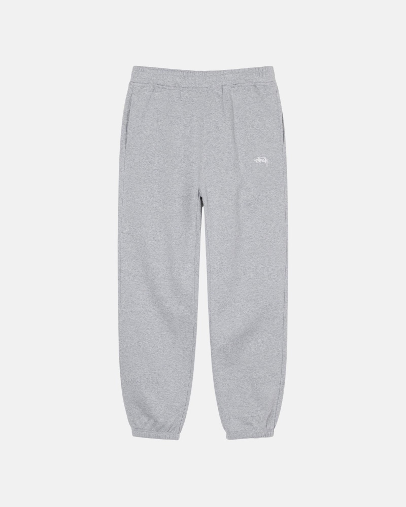 Stüssy Stock Logo Sweatpant Broek Unisex Grijs | UF20-U4-NQ