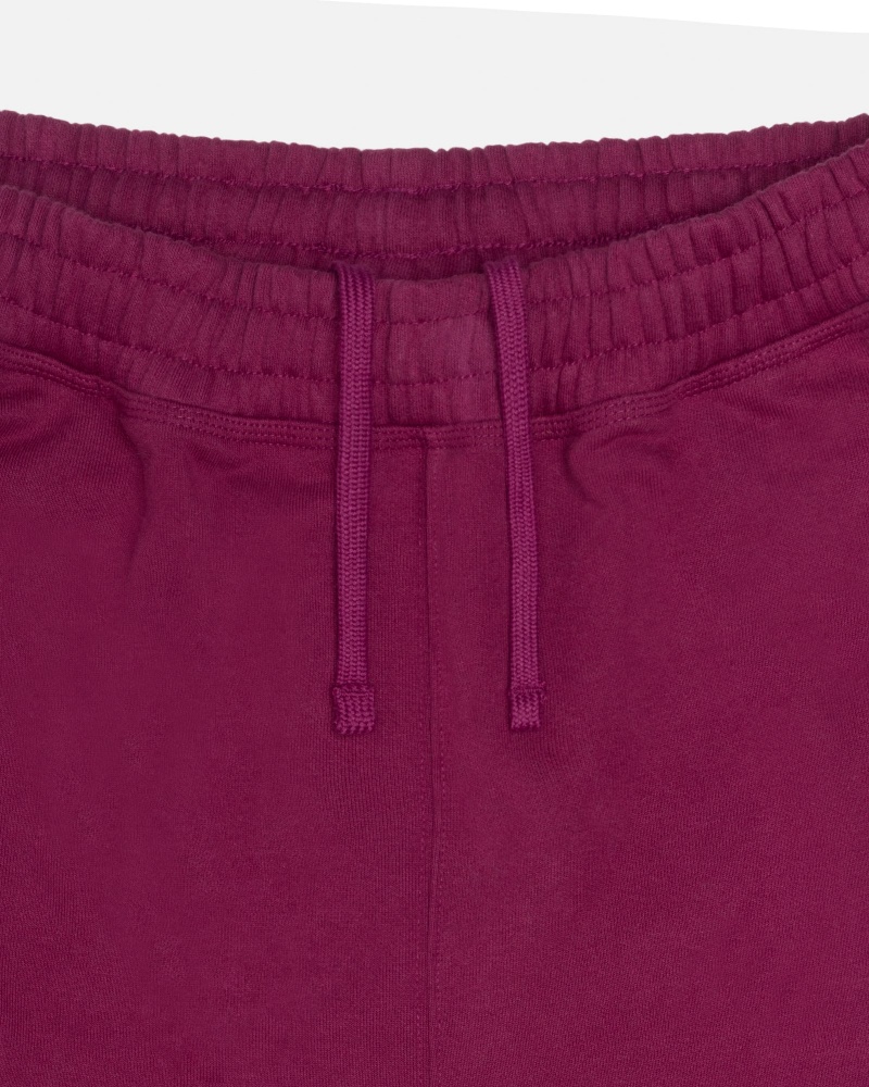 Stüssy Stock Logo Sweatpant Broek Unisex Bordeaux | TI09-D9-IO