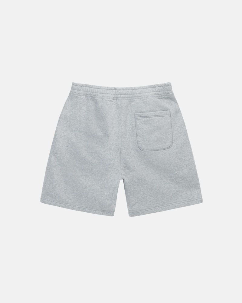 Stüssy Stock Logo Sweatshort Korte Broek Unisex Grijs | MC97-Q4-KY