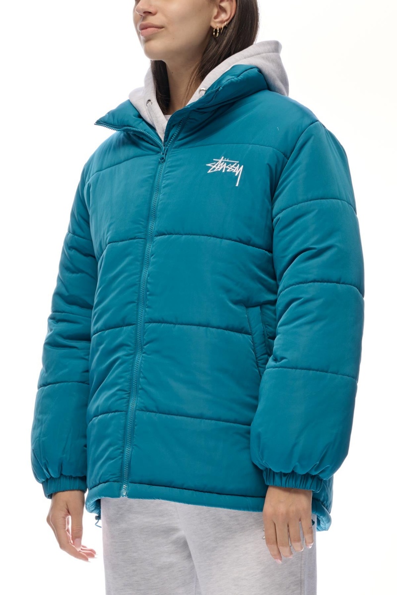 Stüssy Stock Puffa Jacket Jassen Dames Groen | GX90-A3-AC