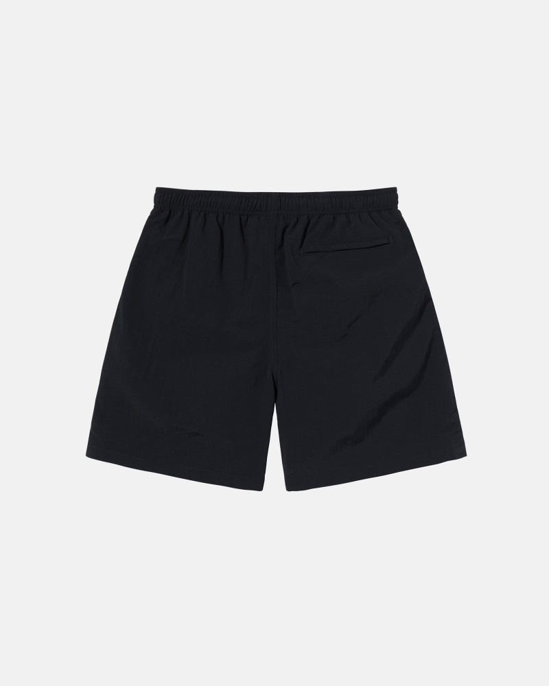 Stüssy Stock Water Kort Swim Bottom Unisex Zwart | WB51-R0-TE