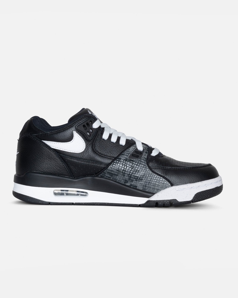 Stüssy & Nike Air Flight '89 Low Schoenen Unisex Black/White-White | QB23-X7-DG