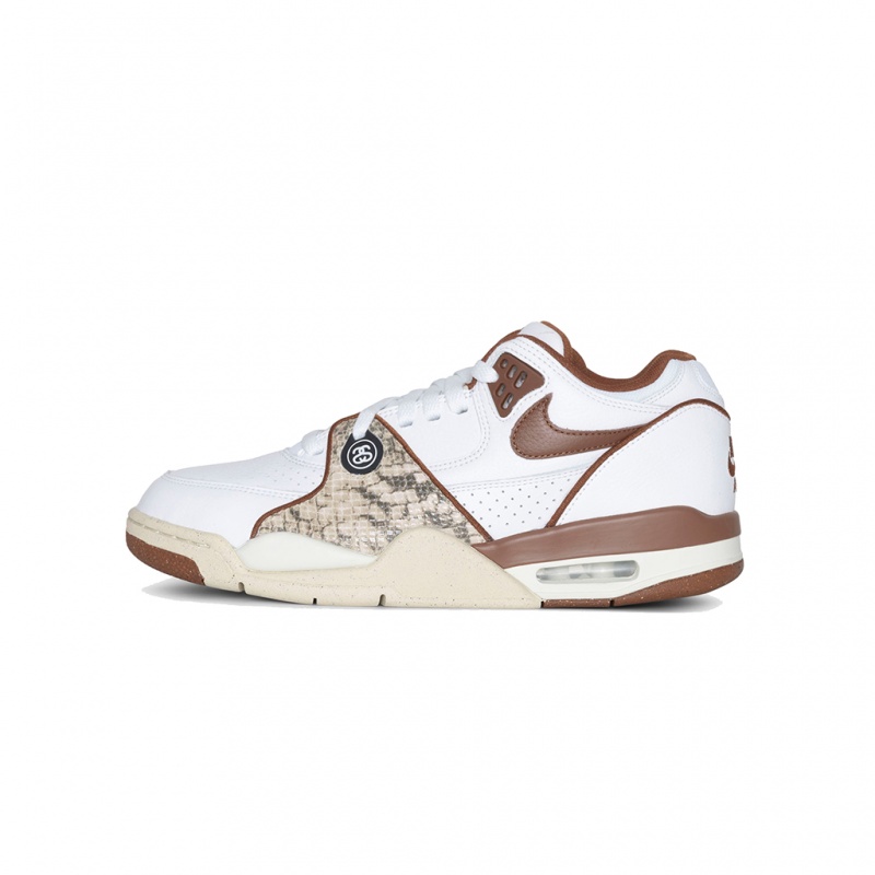 Stüssy & Nike Air Flight \'89 Low Schoenen Unisex Wit | MH25-A2-LM