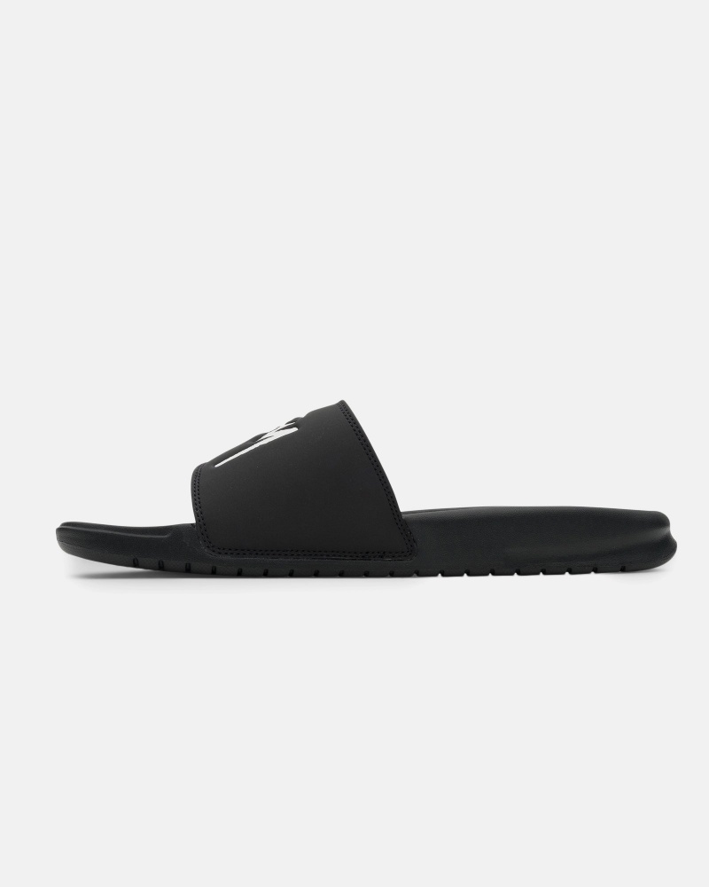 Stüssy & Nike Benassi Badslippers Schoenen Unisex Off Noir/White | ME38-W4-EL