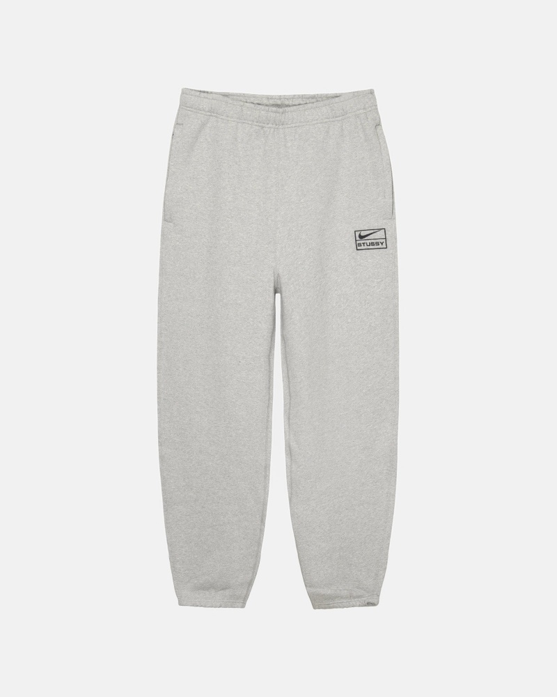 Stüssy & Nike Fleece Pant Broek Unisex Grijs | NP17-S8-XP