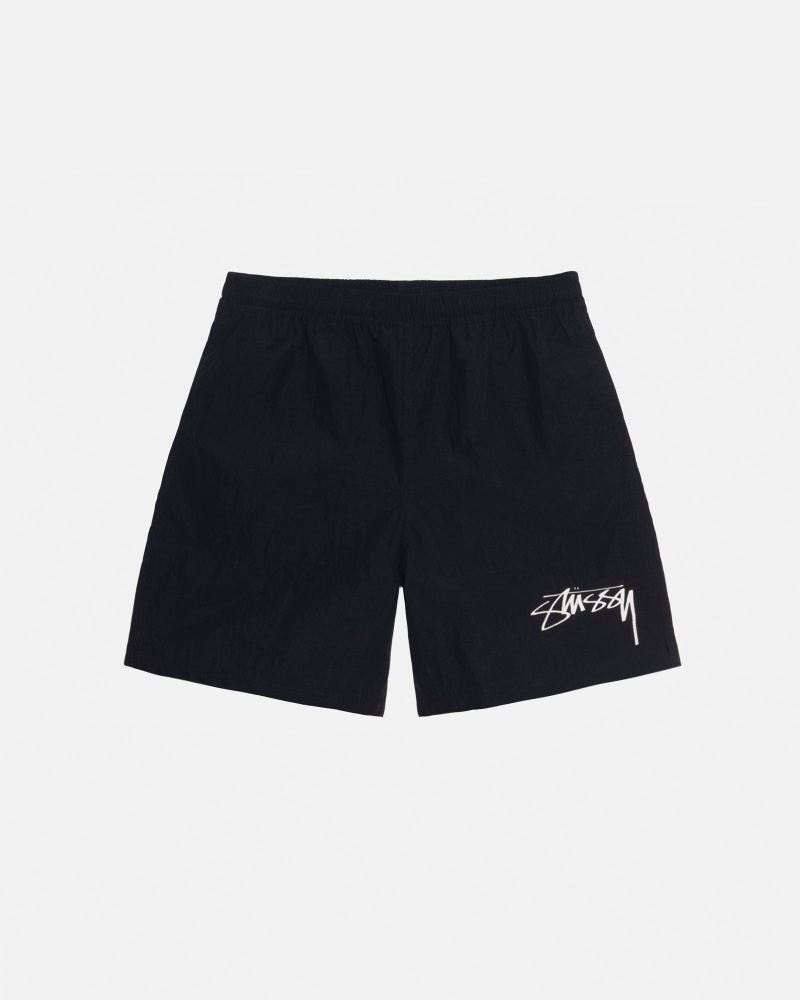 Stüssy & Nike Nylon Kort Korte Broek Unisex Zwart | YS46-A7-HU