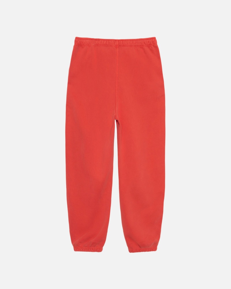 Stüssy & Nike Pigment Dyed Fleece Pant Broek Unisex Rood | OQ42-H4-FC