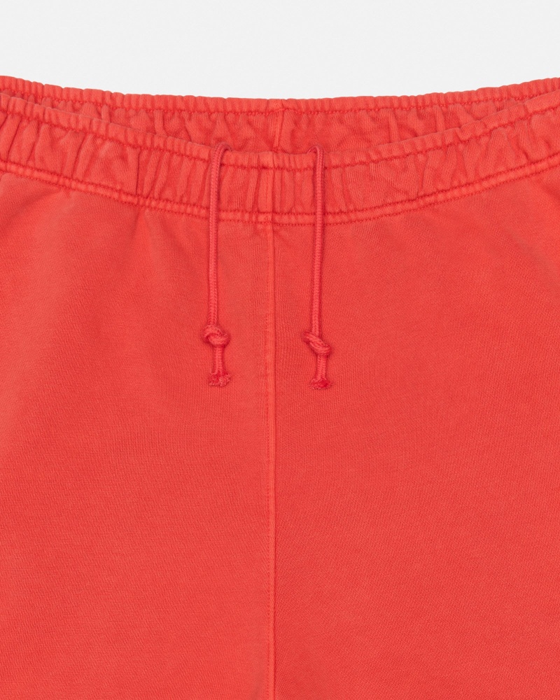 Stüssy & Nike Pigment Dyed Fleece Pant Broek Unisex Rood | OQ42-H4-FC