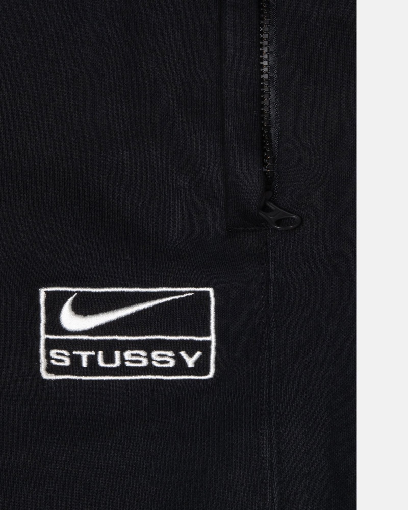 Stüssy & Nike Stone Washed Fleece Pant Broek Unisex Zwart | SE89-K0-JZ