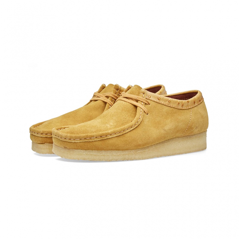 Stüssy x Clarks Originele Wallabee Schoenen Unisex Bruin | GB23-C2-KX