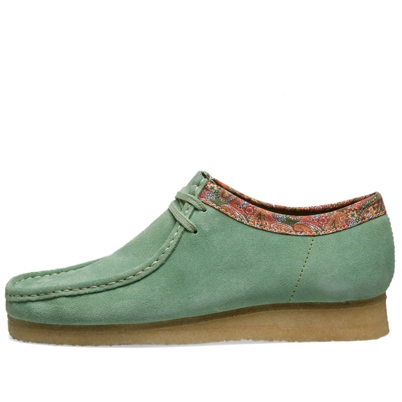 Stüssy x Clarks Originele Wallabee Schoenen Unisex Groen | VM06-N9-YS