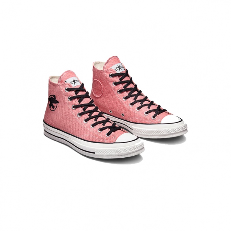 Stüssy x Converse – Surfman Chuck 70 High Top A02052C Schoenen Unisex Zwart | MJ56-N8-HT