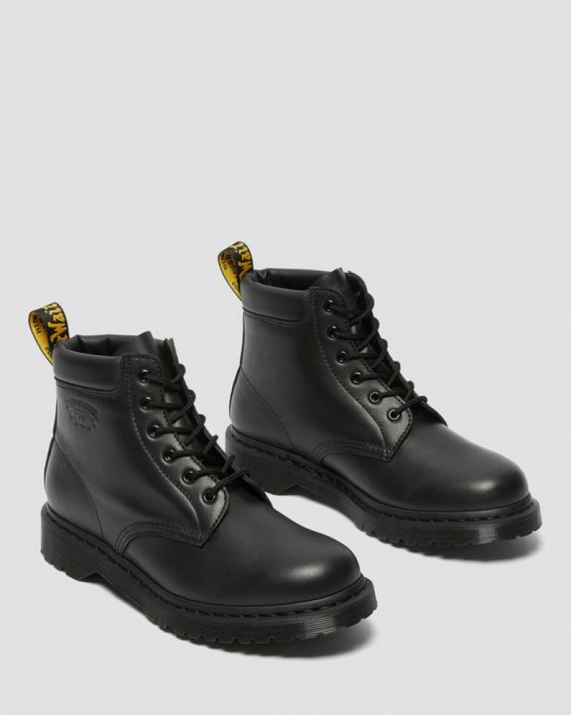 Stüssy x Dr. Martens 939 Leren Ankle Boots Schoenen Unisex Zwart | ER01-K2-MN