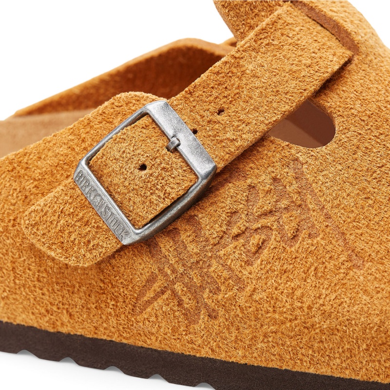 Stüssy Stussy Boston Suede Schoenen Unisex Caramel | WS44-B2-JM