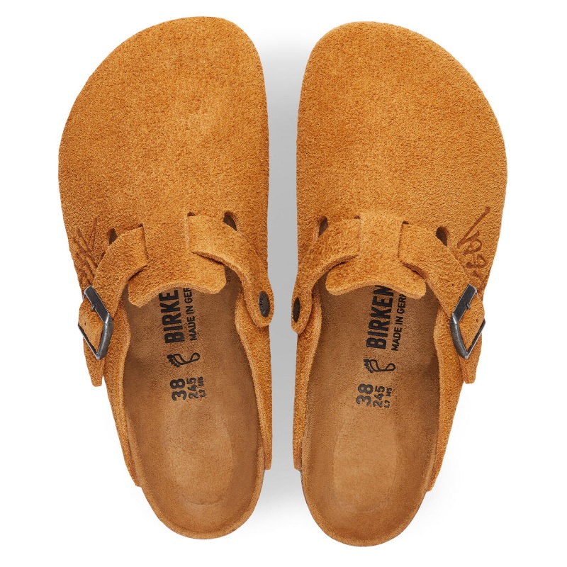 Stüssy Stussy Boston Suede Schoenen Unisex Caramel | WS44-B2-JM