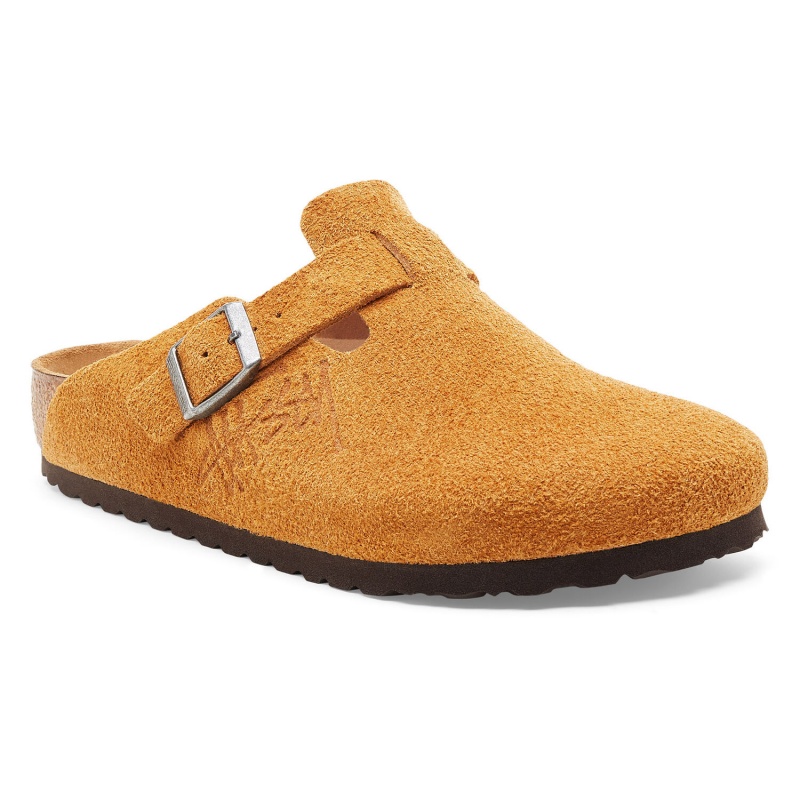 Stüssy Stussy Boston Suede Schoenen Unisex Caramel | WS44-B2-JM