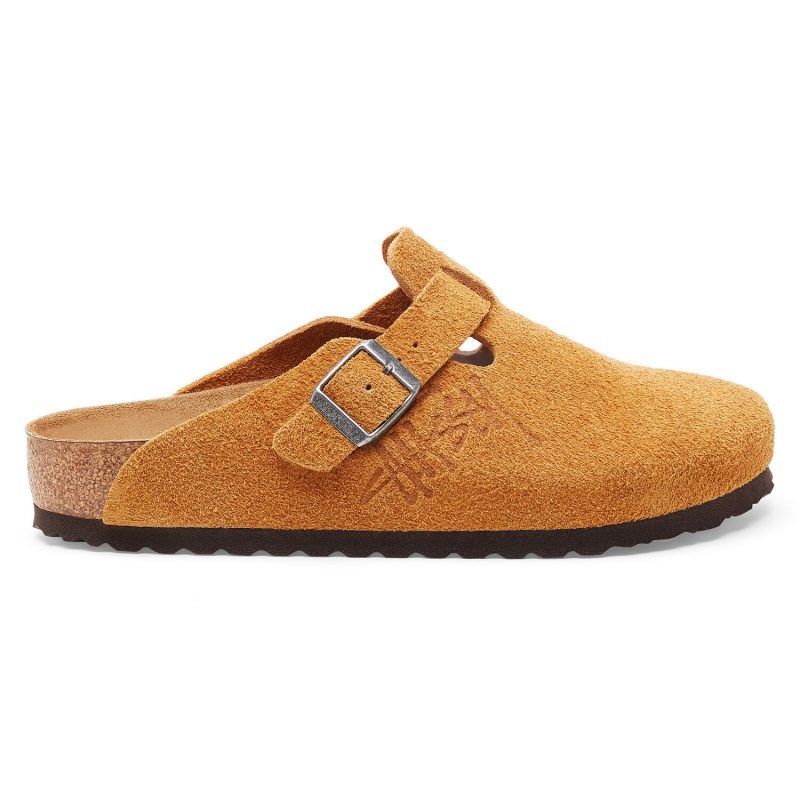 Stüssy Stussy Boston Suede Schoenen Unisex Caramel | WS44-B2-JM