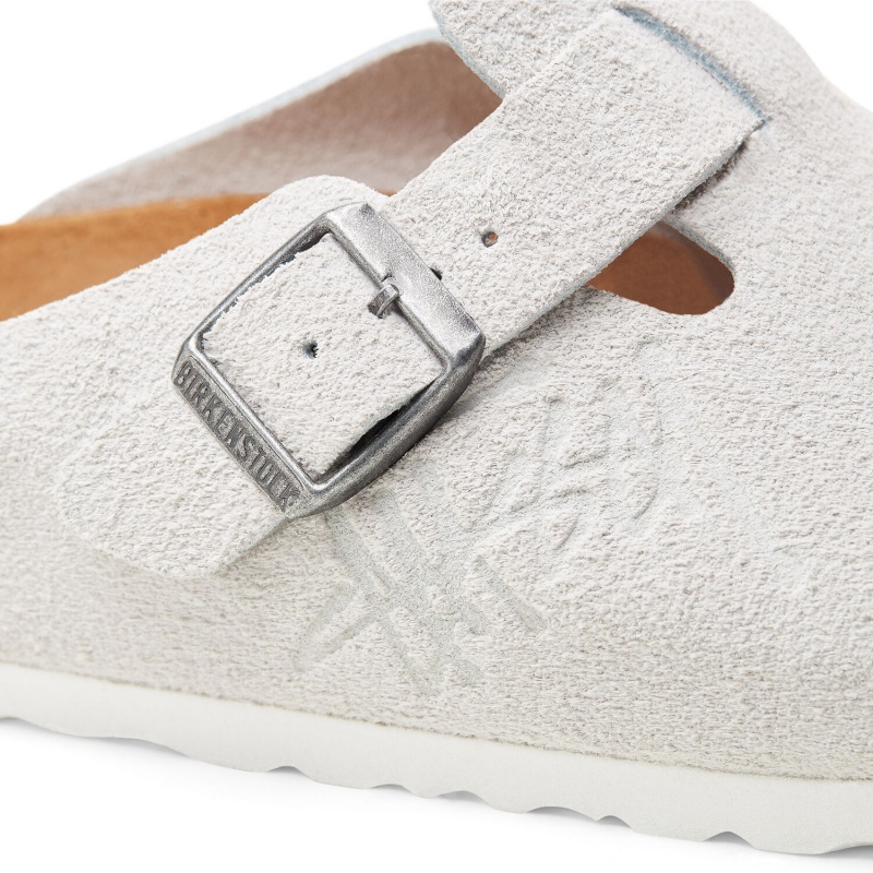 Stüssy Stussy Boston Suede Schoenen Unisex Bone | SF30-G1-ZX