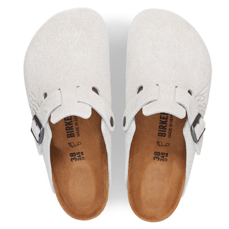 Stüssy Stussy Boston Suede Schoenen Unisex Bone | SF30-G1-ZX