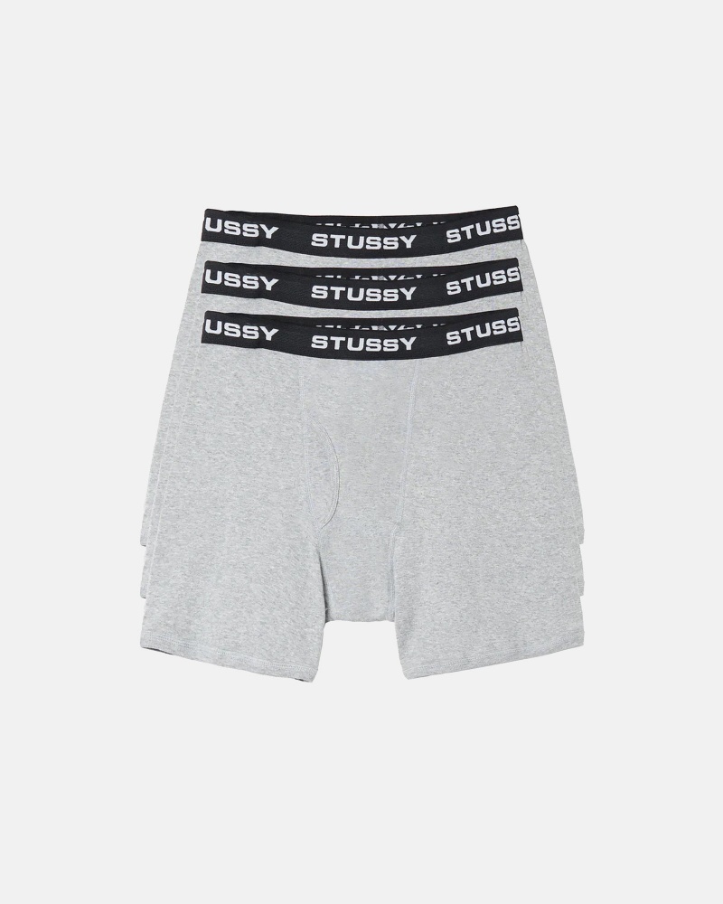 Stüssy Stussy Boxer Briefs Slip Unisex Grijs | CC22-L5-KR